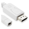Video Adapter Cables - HIGH Quality 2M Display Port Male to Mini Display Port Female Cable White | Wholesale IT Computer Hadware
