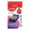 Canon Ink Cartridges - Canon CLI671 Value Pack | Wholesale IT Computer Hadware