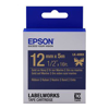 Epson Taples - Epson Tape Ribbon 12mm Gold on Navy 5m for LW-300 LW-400 and LW-600P | Wholesale IT Computer Hadware