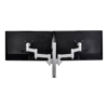 Brackets & Mounting - 400MM Post with 2 460MM Monitor ARMS BLK | Wholesale IT Computer Hadware