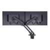 Brackets & Mounting - Ergotron MXV DESK DUAL MONITOR ARM Matte BLACK | Wholesale IT Computer Hadware