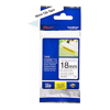 Brother Tapes - Brother 18MM Black White Tape Strong Adhesive TZE Tape | Wholesale IT Computer Hadware