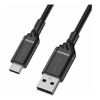 OtterBox - OtterBox USB-C To USB-A 1 Meter USB 2.0 Cable Black | Wholesale IT Computer Hadware