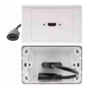 Cable Management & Installation - 4Cabling HDMI Horizontal Wall Plate with Dongle | Wholesale IT Computer Hadware