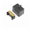 Brackets & Mounting - 4Cabling 4C | Neutral Link 100A 500V 5 Hole Black | Wholesale IT Computer Hadware