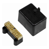 Brackets & Mounting - 4Cabling 4C | Neutral Link 100A 500V 7 Hole Black | Wholesale IT Computer Hadware