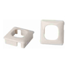 Other Accessories - Elsafe OE Elsafe | Workstation Data Bezel  25.4sq Cutout to suit AU/ NZ  White | Wholesale IT Computer Hadware