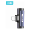 Kivee Other Accessories - Kivee AD11 Lightning to Lightning Audio + Charging + Phone Call Adapter Black | Wholesale IT Computer Hadware
