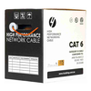 4Cabling Cat6 Network Cables - 4Cabling CAT6 Ethernet 305m Cable Reel Box. UTP LAN Cable with Solid Conductor. Orange | Wholesale IT Computer Hadware