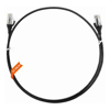 4Cabling Cat6 Network Cables - 4Cabling 0.75m Cat 6 Ultra Thin LSZH Pack of 50 Ethernet Network Cable. Black | Wholesale IT Computer Hadware