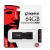 Kingston - Kingston DT100G3/64GB DataTraveler 100 G3 64GB USB 3.0 Drive Black | Wholesale IT Computer Hadware