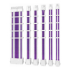 PSU Cables & Accessories - Antec PSU  Sleeved Extension Cable Kit V2 Purple / White. 24PIN ATX 4+4 EPS 8PIN PCI-E | Wholesale IT Computer Hadware