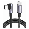 USB Type-C / 3.1 Cables - UGREEN 80714 USB-C 2.0 to Angle USB-C Cable Black 3M | Wholesale IT Computer Hadware