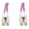 Other Specialised Cables - 4Cabling 10m LC-LC OM4 Multimode Fibre Optic Patch Cable: Erika Violet | Wholesale IT Computer Hadware