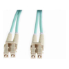 4Cabling - 4Cabling 50m LC-LC OM4 Multimode Fibre Optic Patch Cable: Aqua | Wholesale IT Computer Hadware