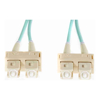 4Cabling - 4Cabling 10m SC-SC OM4 Multimode Fibre Optic Cable: Aqua | Wholesale IT Computer Hadware