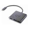 Dell Video Adapter Cables - Dell USB-C to Dual USB-A Adapter w/Power Pass-Through DBQ2BJBC070 0R11MJ | Wholesale IT Computer Hadware