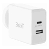 Home & Wall Chargers - 3Sixt Wall Charger ANZ 45W USB-C PD + 2.4A White | Wholesale IT Computer Hadware