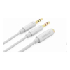 Audio Cables - UGREEN 3.5mm Female to 2mm male audio cable White (20897) | Wholesale IT Computer Hadware