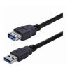 USB 2.0 Cables - StarTech STARTECH.COM 1M USB3.0 A TO A Extension CABLE M TO F BLACK LTW | Wholesale IT Computer Hadware