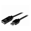 USB 2.0 Cables - StarTech STARTECH.COM 10M USB2.0 A TO A Extension CABLE M TO F BLACK LED LTW | Wholesale IT Computer Hadware