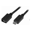 USB 2.0 Cables - StarTech STARTECH.COM 0.5M MICRO USB2.0 B to MICRO USB2.0 B CABLE M to F LTW | Wholesale IT Computer Hadware