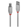 USB 2.0 Cables - Lindy  Lindy 2m USB 2.0 A to B Anthra | Wholesale IT Computer Hadware