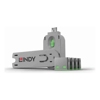 Lindy  - Lindy  Lindy USBA Port Block/Key x4 G | Wholesale IT Computer Hadware