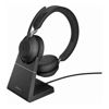 Jabra - Jabra WIRELESS EVOLVE2 65 UC STEREO BLUETOOTH HEADSET W/CHARGING Stand + USB-C +LINK | Wholesale IT Computer Hadware