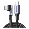 UGREEN Other Accessories - UGREEN 70643 USB-C to Angle USB-C Cable 1M | Wholesale IT Computer Hadware