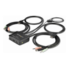 KVM Switches - StarTech STARTECH.COM 2 Port USB HDMI 4K 60HZ CABLE KVM SWITCH W/ AUDIO | Wholesale IT Computer Hadware