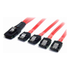 Other Specialised Cables - StarTech STARTECH.COM 50CM SFF-8087/36 PIN to 4X SATA 7 PIN CABLE 6Gbps RED LTW | Wholesale IT Computer Hadware