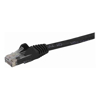 StarTech Cat6 Network Cables - StarTech STARTECH.COM CAT6 ETHERNET CABLE 5M BLACK 650MHZ 100W SNAGLESS PATCH CORD | Wholesale IT Computer Hadware