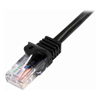 StarTech Cat5 Network Cables - StarTech STARTECH.COM 2M BLACK CAT5E / CAT 5 Snagless PATCH CABLE 2 M LTW | Wholesale IT Computer Hadware