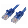 StarTech Cat5 Network Cables - StarTech STARTECH.COM 50CM Blue CAT5E / CAT 5 SNAGLESS ETHERNET PATCH CABLE 0.5 M | Wholesale IT Computer Hadware
