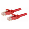 StarTech Cat6 Network Cables - StarTech STARTECH.COM CAT6 ETHERNET CABLE 3M RED 650MHZ 100W SNAGLESS PATCH CORD | Wholesale IT Computer Hadware