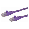 StarTech Cat6 Network Cables - StarTech STARTECH.COM CAT6 ETHERNET CABLE 50CM Purple 650MHZ SNAGLESS PATCH CORD | Wholesale IT Computer Hadware