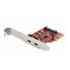 Ableconn - Ableconn 2 Port Type-C USB 3.1 10Gbps Low Profile PCIe x4 Host Adapter | Wholesale IT Computer Hadware