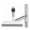 Brackets & Mounting - Ergotron CareFit Combo System with Worksurface Snow | Wholesale IT Computer Hadware