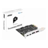 MSI - MSI THUNDERBOLTM4 8K  JHL8540 Thunderbolt 4 Controller 2xUSB-C 1xUSB 2.0 2xDP 4xPCIe3.0 | Wholesale IT Computer Hadware