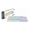 MSI - MSI VIGOR GK30 GAMING KEYBORD WHITE Cable length: 1.8m 6 Key Rollover RGB 1 Year | Wholesale IT Computer Hadware