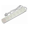 Powerboards - 4Cabling White 6 Outlet Powerboard | 1m Lead | Wholesale IT Computer Hadware