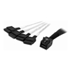 SCSI / SAS Cables - Intel Startech INTERNAL MINI-SAS TO SATA CABLE SFF-8643 TO 4X SATA 1 M | Wholesale IT Computer Hadware