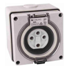 Power Cable Accessories - 4Cabling 4C | Socket Outlet 4Pin IP66 500V 20A | Wholesale IT Computer Hadware