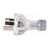 Power Cable Accessories - 4Cabling 4C | Rewireable Plug 250V 15A Clear 10 Pack | Wholesale IT Computer Hadware