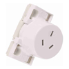 Power Cable Accessories - 4Cabling 4C | Quick Connect Surface Socket 10A 10 Pack | Wholesale IT Computer Hadware