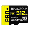 Team - Team Group PRO+ MicroSDXC Memory Card 512GB Read up to 160 MB/s; Write up to 110 MB/s | Wholesale IT Computer Hadware