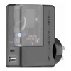 3Sixt - 3Sixt BLACK Surge Protector Type-C 45W PD + 2A USB-A | Wholesale IT Computer Hadware