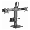 Brateck - Brateck Dual Screens Vertical Lift Monitor Stand With Thin Client CPU Mount  Fit Most | Wholesale IT Computer Hadware