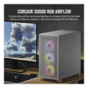 Corsair - Corsair Carbide Series 3000D RGB Solid Steel Front ATX Tempered Glass White 3x AR120 | Wholesale IT Computer Hadware